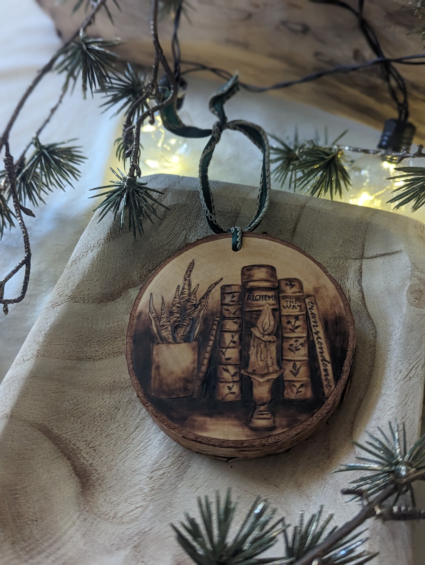 Alchemy Book Shelf ornament