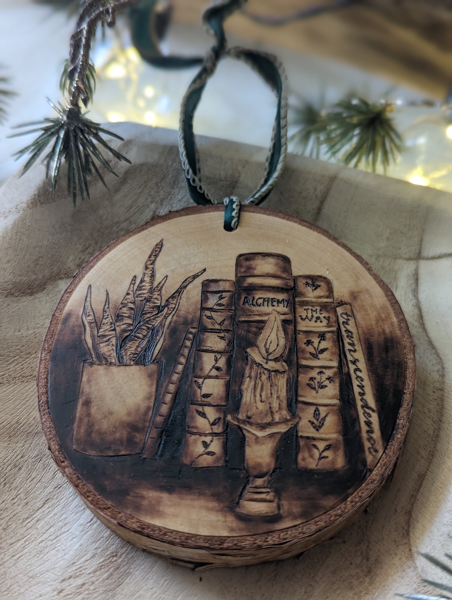 Alchemy Book Shelf ornament